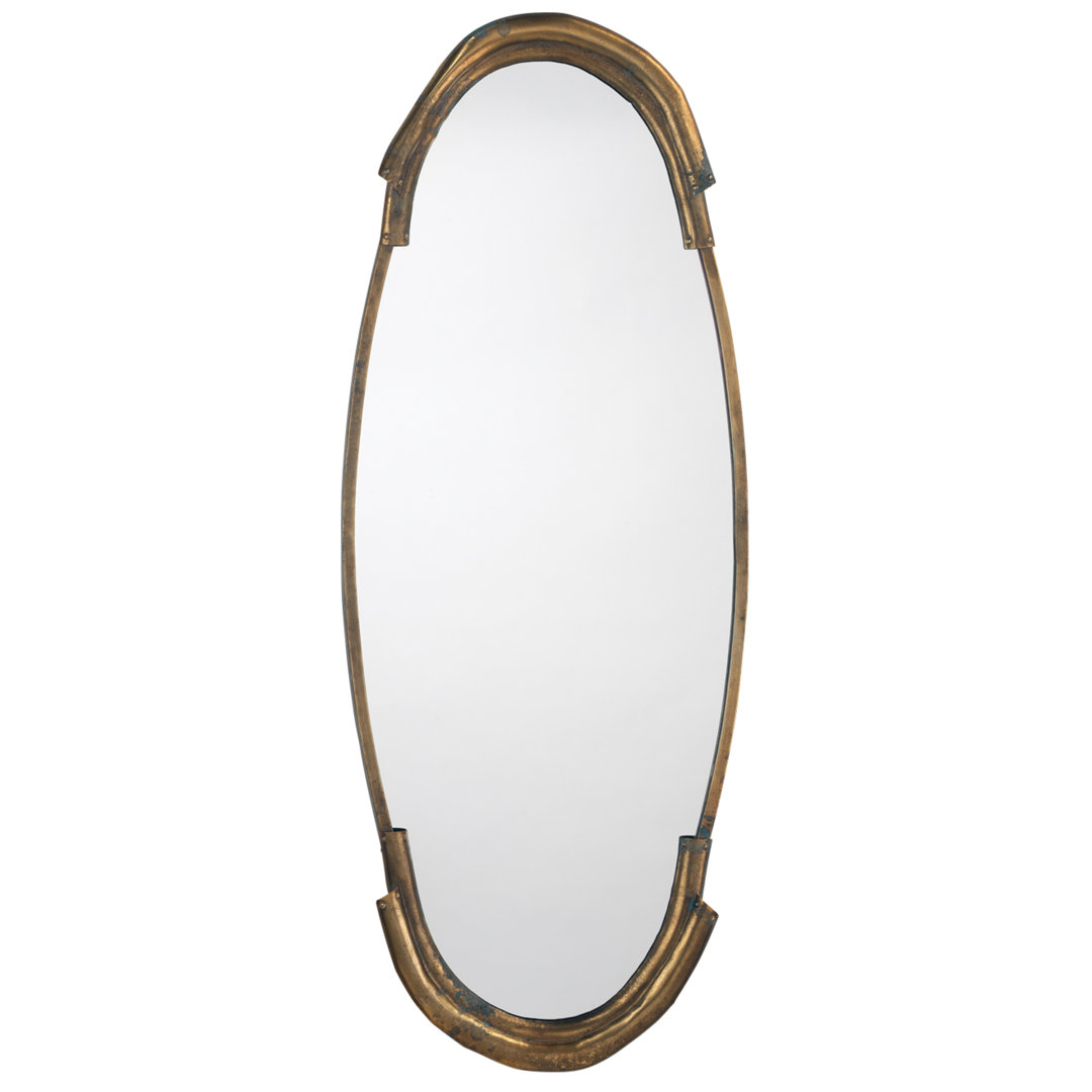 Margaux Industrial Distressed Accent Mirror